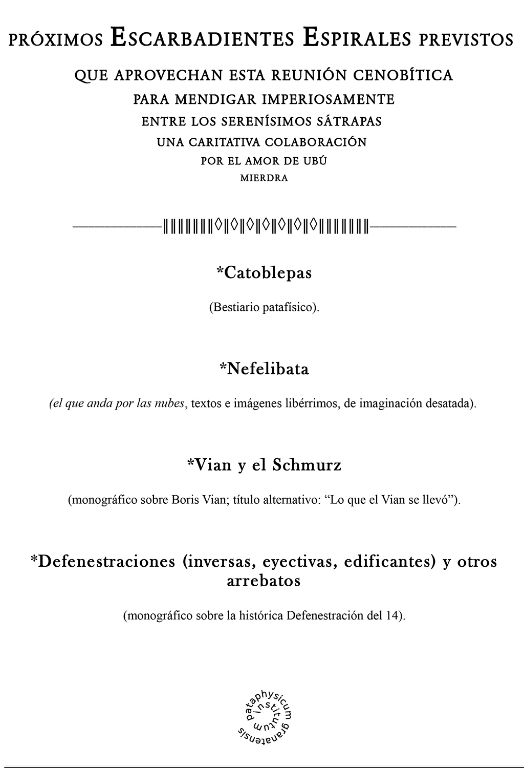 Escarbadientes previstos